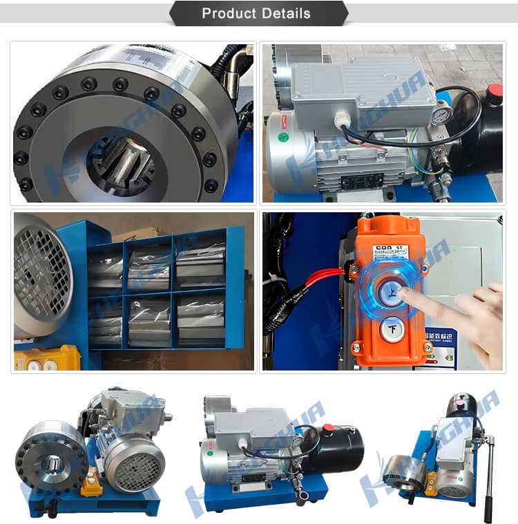 Electric Hydraulic Hose Crimper Automatic Hydraulic Hose Crimping Machine